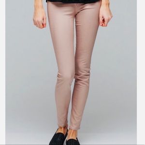 J Brand Skinny Leg Rose Gold Leggings